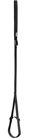 PETZL Unisex_Adult Schlinge Footape Step Sling, Black, standard size, C47A