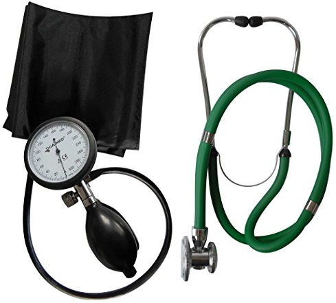 Sfigmomanometro Braccio Superiore Professionale Tiga Pro 1 prodotto nuovo garanzia K 1 + Verde RAPPAPORT stetoscopio a doppia testa tiga-med