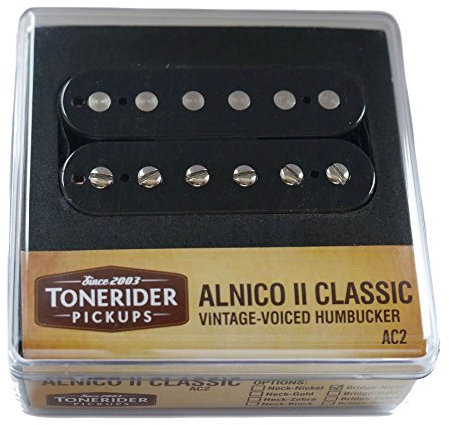 Tonerider AC2 Alnico II Humbucker, klassische Brückenposition, schwarz
