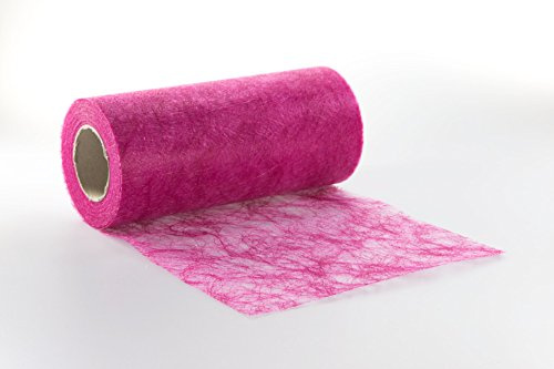 Unbekannt 25 m sizo Flor® Original Chemin de Table pour 20 cm, Couleur : Fuchsia