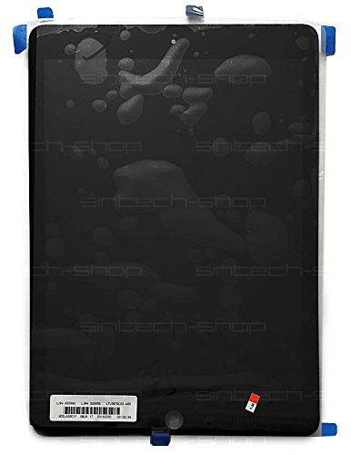 Sintech© Premium Display (Frontscheibe + Touchscreen + LCD) kompatibel mit iPad Air 2, vormontiert, schwarz