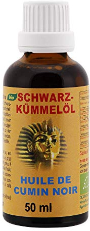 Bio Schwarzkümmelöl - Nigella sativa aus Ägypten 50ml