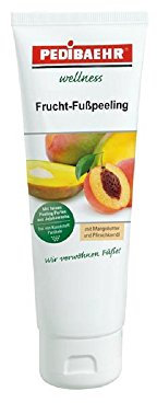 Gommage pieds avec beurre de manguier et huile de noix de pêche 125 ml