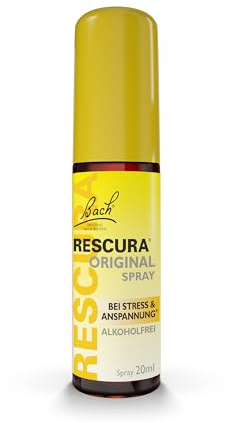 Original Bach RESCURA Spray alkoholfrei: (ehemals Rescue) Bachblüten-Mischung, 20ml