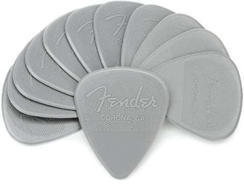 Fender Nylon Plettro, 0.73 Mm, Pacco Da 12 Pezzi