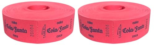 TAMLED Bonrolle COLA/FANTA 2x 1000 Abrisse perforiert fortlfd. nummeriert