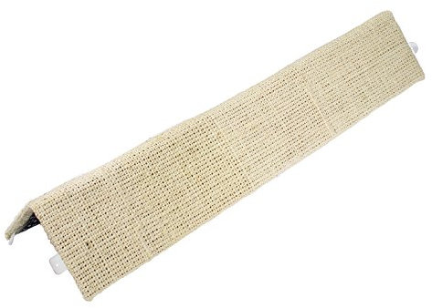 Smartfox Kratzbrett Kratzmatte für Wandecken mit robuster Sisal-Bespannung 56 x 100 cm