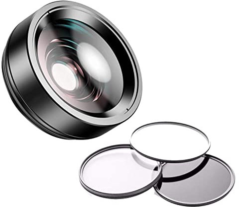 Digital Nc 0.4X High Definition Super Wide Angle Lens w/Macro Compatible with Sony FDR-AX33 + 3 Piece Filter Kit