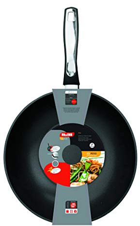 IBILI - Wok induplus, 28 cms, Aluminio, Antiadherente, Apto para induccion