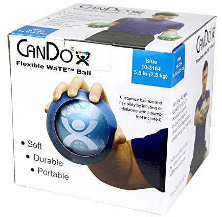 CanDo Gewichtsball - Trainingsball, blau, 2,5 kg