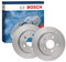 Bosch BD1048 Discos de freno, certificación ECE-R90, 1 juego de 2 discos