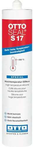 OTTOSEAL S 17 Neutrales Hochtemperatur-Silikon 310 ml Kartusche C65 rotbraun