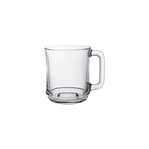 Duralex 4018AR06C1111 Lys Transparent Kaffeetasse, Kaffeebecher, 310ml, Glas, transparent, 6 Stück