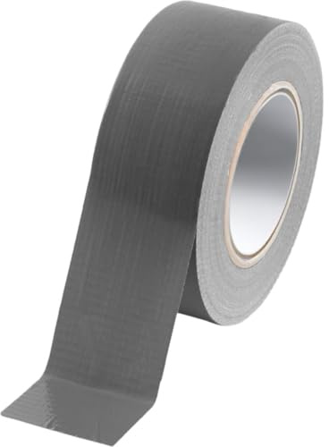 EUROBANDS 1BC12.44.0050/050A – Universal Gewebeband Panzertape – Gewebeverstärktes Ductape Klebeband zum Reparieren, Befestigen, Bündeln und Verstärken – für Haushalt, Werkstatt & Bau