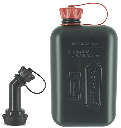 FuelFriend®-BIG max. 2,0 litres + bec verrouillable - jerrycan avec homologation UN - parfait pour les motos, les voitures et plus encore