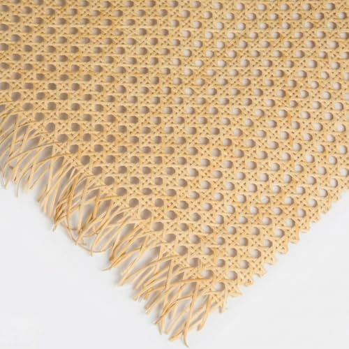 Rejilla Mimbre Natural, Rollo Flexible 1 Metro para Muebles y Sillas, Material Resistente para Restauración y Decoración