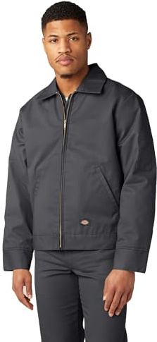 Dickies Lined Eisenhower-Chaqueta Hombre, Gris (Charcoal Grey ch), X-Large