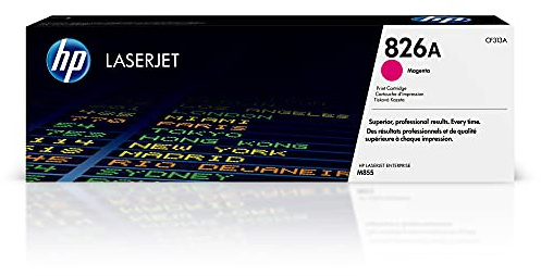 HP CF313A 826A Original LaserJet Toner Cartridge, Magenta, Single Pack
