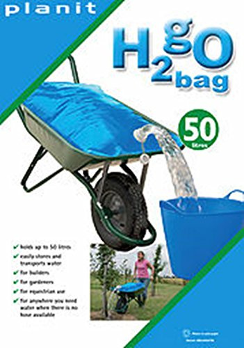 H2GO Wasserbeutel, patentierter Wasserbehälter für die Schubkarre, 50 Liter