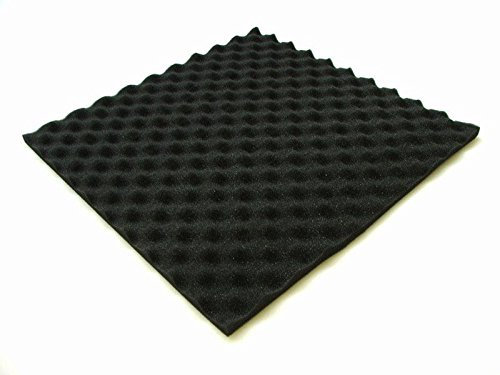 10m² Akustikschaum anthrazit 20mm Tafel (Tafelgröße: ca. 500mm x 500mm) Value Pack