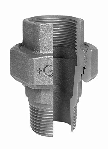 Georg Fischer +GF+ Temperguss Fitting, Verzinkt, NR. 331, 21/2 U2, Verschraubung Flachd. I/A
