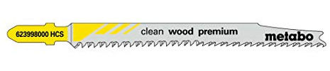 5 hojas para sierra de calar clean wood premium 93/2,2 mm (623998000)