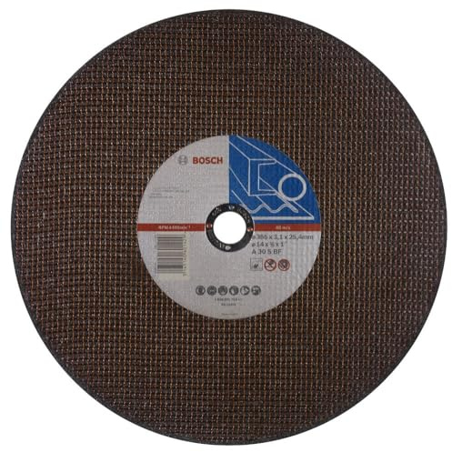 Bosch Professional 2608602759 355 mm Pro gerade Metall-Trennscheibe | für Stahl, Ø 355 mm, Profi-Zubehör Kappsäge