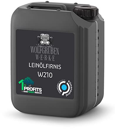 Leinölfirnis 5L Holzöl farblos Leinöl lebensmittelecht Holzpflegeöl W210