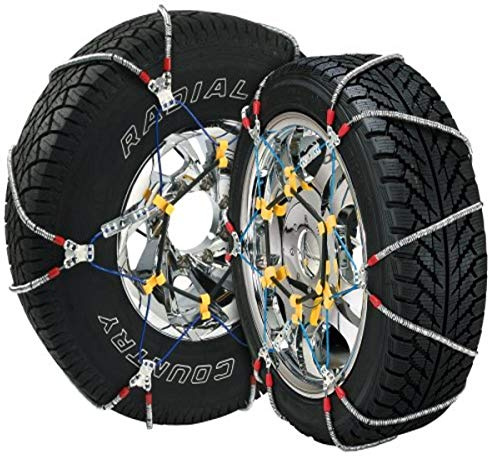 SCC SZ143 Super Z6 Cable Tire Chain for Passenger Cars, Pickups, and SUVs - Set of 2