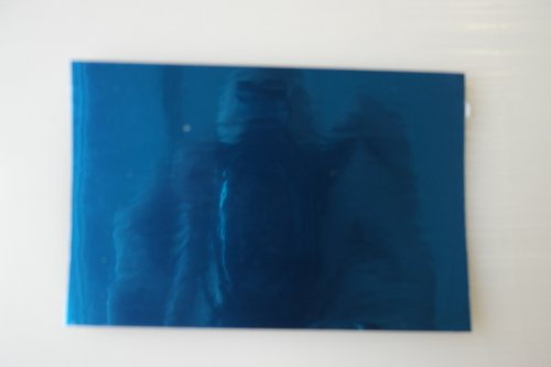 Könighaus (13,48€/m2) Chrome Blau Folie 200 x 152 cm blasenfrei mit Anleitung (Autofolie)