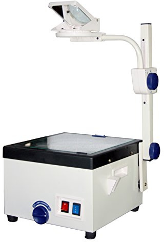 Radical A4 Retroproyector Oficina Presentaciones Enseñanza Ohp Dos Lámparas Deluxe Frensel Lente A4 Tamaño 1-4Mts Proyección