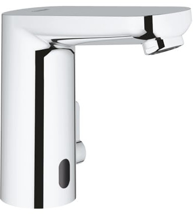 GROHE Eurosmart CE - Infrarot-Elektronik für Waschtisch (wassersparend, mit einstellbarem Temperaturbegrenzer, 7 Programme), chrom, 36327001