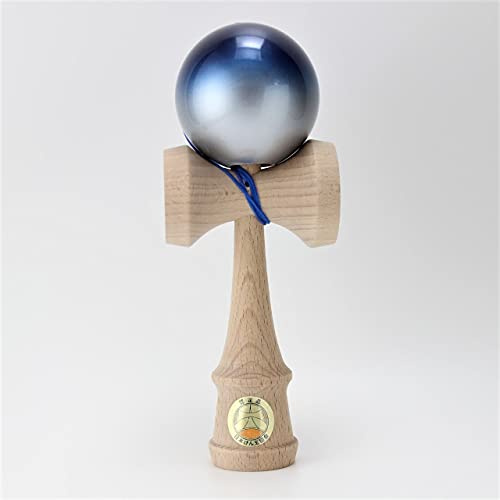 Kendama Asociación de Japón certificada Competición Kendama Odori Premium Series azul y plateado