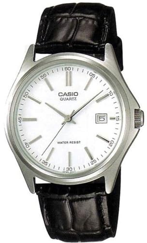 Casio Herren-Armbanduhr MTP1183E-7A Weiß Quarz Uhr, weiß, Quarzuhr