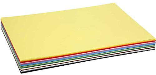 Kraftkarton, A2, 42 x 60 cm, 180 cm, verschiedene Farben, 20 Bögen