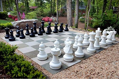 MegaChess Giant Chess Set Game with 25 Tall King - A Large Chess Set Yard Game for Families Looking for Outdoor Jumbo Games - 32 Large Pieces Made from Durable HDPE (Board Not Included)