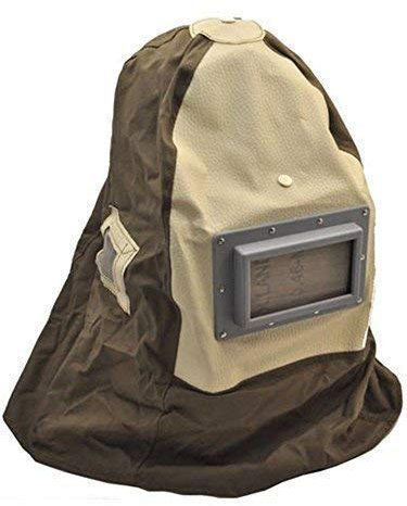 Masque sablage Cagoule Souple Casque de Protection de Chantier pour sableuse