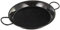 La Valenciana Poêle à paëlla en Acier émaillé Compatible avec Plaque à Induction Poignées en céramique Noir 30 cm