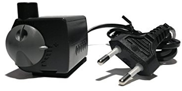 Sicce MiMouse Zimmerbrunnenpumpe (3,8 W, 300 l/h, 0,50 m Förderhöhe) hochwertige Qualitätspumpe, kleine Wasserpumpe für Zimmerbrunnen