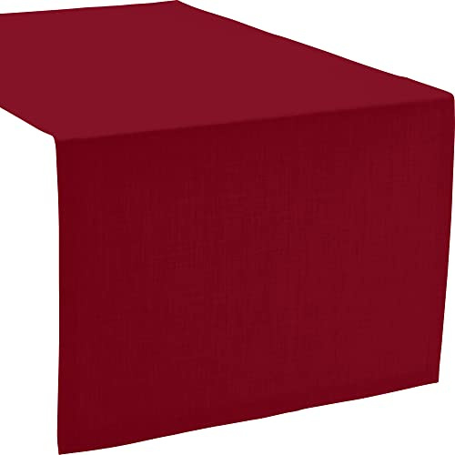 Sander Tischläufer Loft fleckabweisend weinrot Größe 40x100 cm