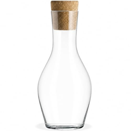 Holmegaard Wasserkaraffe 1,2 l Cabernet aus mundgeblasenem Glas, klar