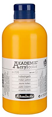 Schmincke AKADEMIE Acryl color Indischgelb 500 ml, 23 226 028