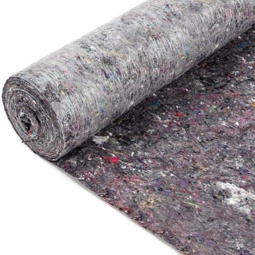 BURI Malervlies 10m x 1m auf Rolle 180g/m² Abdeckvlies Vlies Malerfolie Abdeckfolie Maler Umzugsdecken Renovierflies Malerteppich Malerbedarf rutschfest wiederverwendbar undurchlässig hochwertig 10m²
