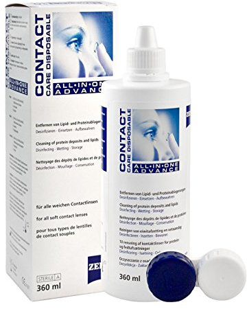 Zeiss All in One Advance un Top – , questo prodotto per la cura lenti a contatto, 360 ml, 1er Pack (1 x 360 ml)