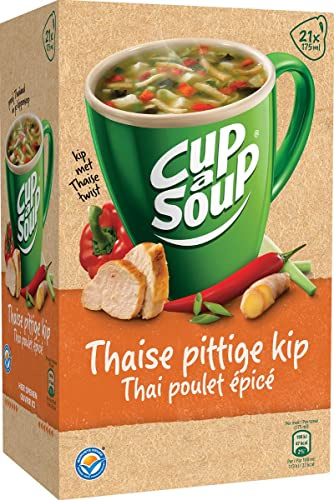 Unilever Thai-Chicken, Hühnersuppe, scharf, Coup a Soup, Tütensuppe, Tassensuppe, 21 x 175ml