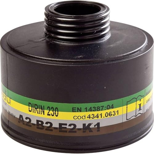 KAYSER GmbH Kombifilter Dirin 230 A2 B2 E2 K1 mot ångor och gaser/svaveldioxid, medel