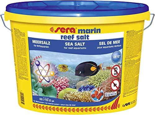 sera marin Reef Salt 15.000 ml (20 kg) | Naturnahes Salz für Korallen & Wirbellose | Hochwertige Einzelkomponenten für perfekte Wasserqualität