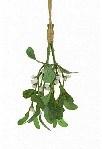 FloristryWarehouse artificial silk Mistletoe bunch 20cm (8 inch) Kissing plant