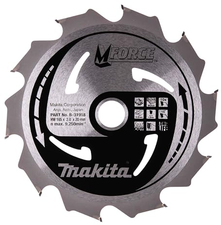 Makita M-Force Saegeblatt, 165 x 20 mm, 10Z, B-31918