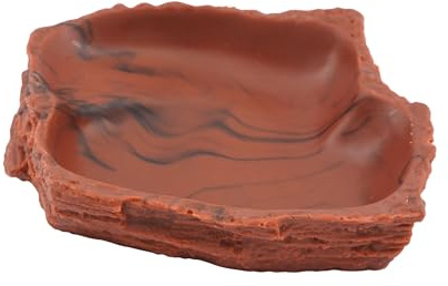 Lucky Reptile Water Dish, färg: lava, storlek: medel
